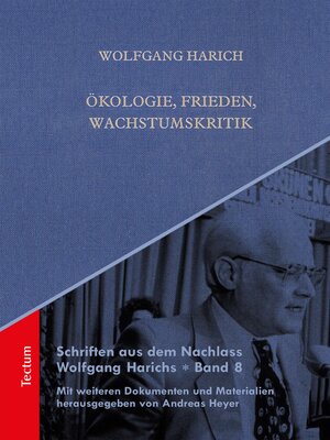 cover image of Schriften aus dem Nachlass Wolfgang Harichs